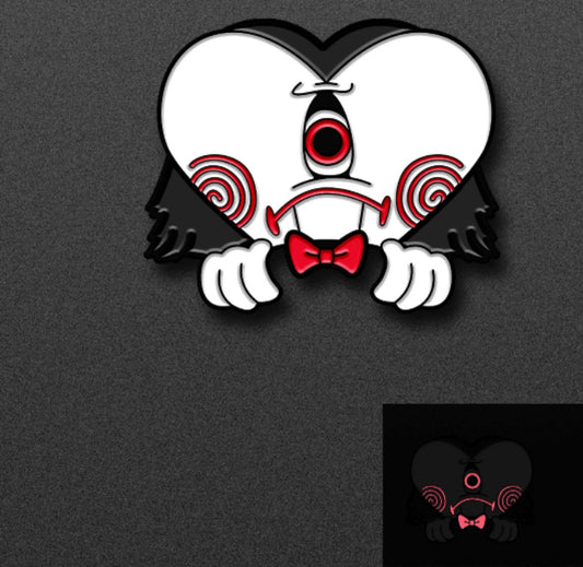 Jigsaw heart peeker(gitd)