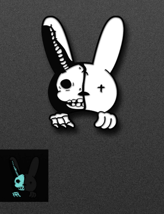 Bunny skeleton peeker(gitd)